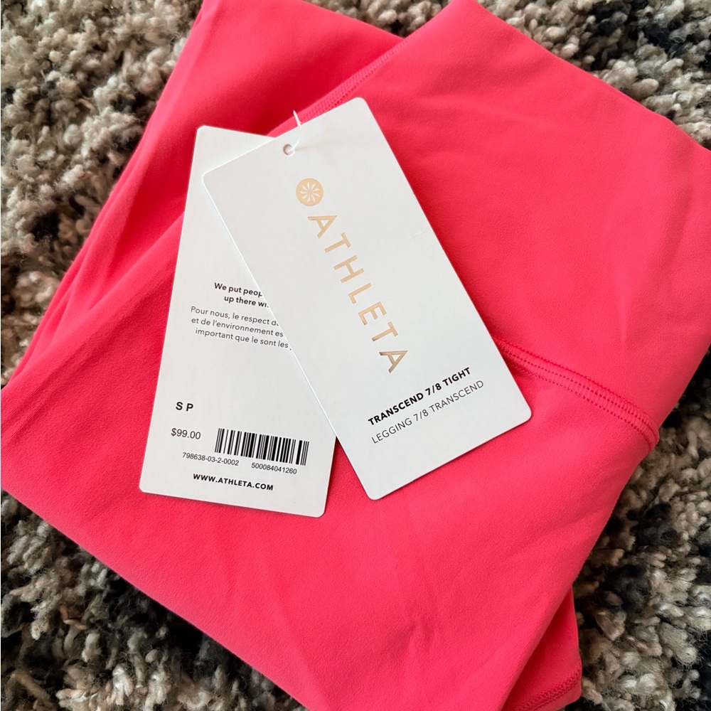 Athleta Transcend 7/8 Tight Leggings (S) NWT - Picture 4 of 4